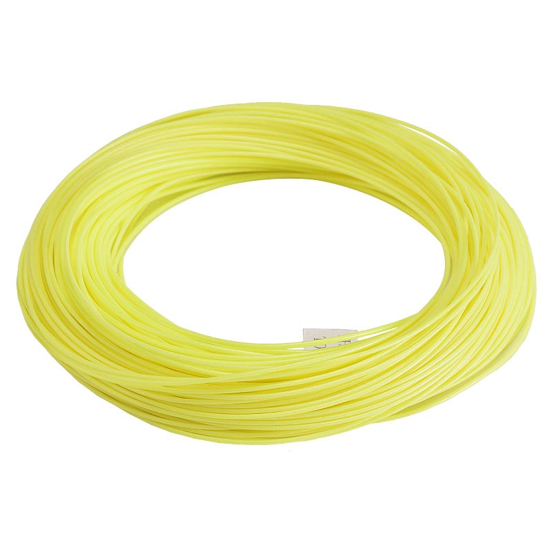 SF WF5F 100FT Fly Fishing Line Weight Forward Floating Fly Line for Fly Fishing Double Welded Loops Fluo Yellow - Image 1